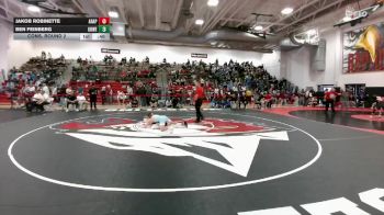113 lbs Cons. Round 2 - Jakob Robinette, Arapahoe vs Ben Feinberg, Greeley West