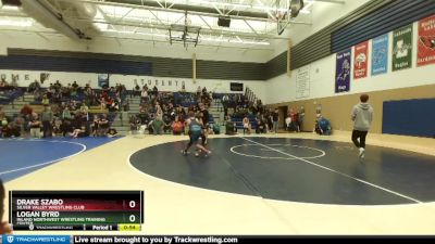 135 lbs Round 2 - Drake Szabo, Silver Valley Wrestling Club vs Logan Byrd, Inland Northwest Wrestling Training Center