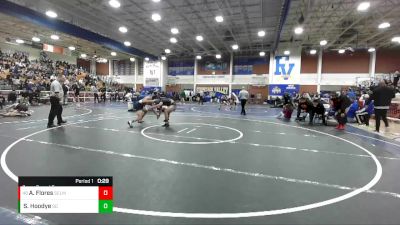 160 lbs Cons. Round 5 - Adam Flores, Selma vs Seth Hoodye, San Dimas