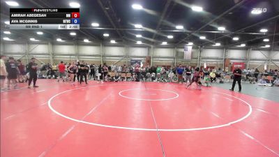 69 kg Rr Rnd 1 - Amirah Abegesah, Maryland Mana - GHSE vs Ava McGinnis, New England Trappers Black - GHSE