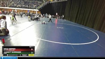 85 lbs Round 1 - Garrett Barringer, Iowa vs Nyle Crippen, DC Elite Wrestling