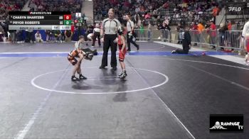 40 lbs Cons. Semi - Chasyn Shartzer, Abilene vs Pryor Roberts, Clay County