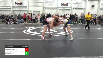 E-220 lbs Round Of 16 - Wyatt Marentette, MI vs William Adkins, OH