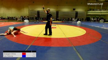 120A kg Semifinal - Draegen Orine, Seckman vs Leo Deluca, Team Nj
