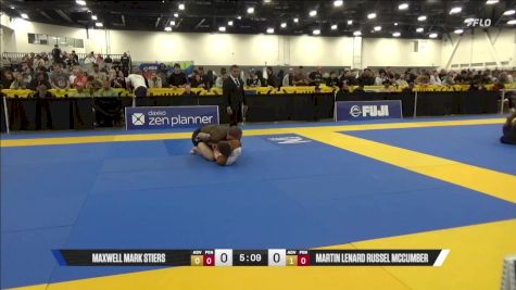 Martin Lenard Russel McCumber vs Maxwell Mark Stiers 2025 World IBJJF Jiu-Jitsu No-Gi Championship