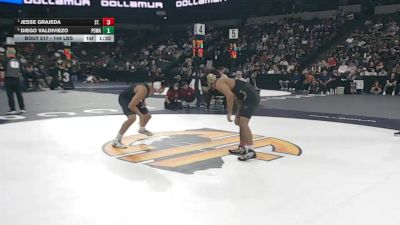 144 lbs Semifinal - Jesse Grajeda, St. John Bosco (SS) vs Diego Valdiviezo, Poway (SD)