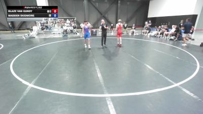 132 lbs Blaze Van Gundy, Ohio Scarlet vs Madden Skidmore, Oklahoma
