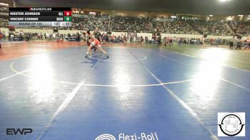150 lbs Round Of 128 - Weston Johnson, Hilldale vs Vincent Conner, Moore JH