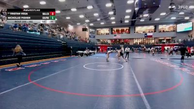 190 lbs Cons. Round 1 - Tristan Vega, Waller vs Nicholas Fisher, CW College Park