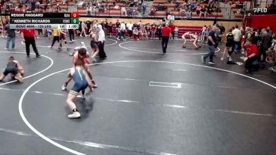 120 lbs Cons. Semis - Reggie Haggard, Idaho vs Kenneth Richards, Fighting Squirrels Wrestling Club