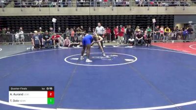 189 lbs Quarterfinal - Avery Aurand, Lewistown vs Thomas Dolo, Newark