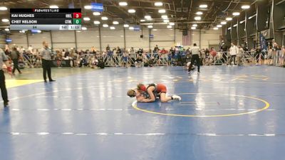 84 lbs Round 1 - 9:00am Friday - Kai Hughes, Nebraska Elite vs Chet Nelson, CTWHALE
