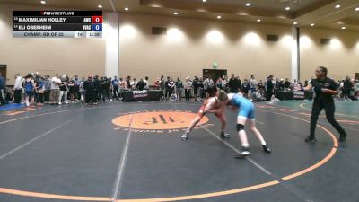 113 lbs Champ. Rd Of 32 - Maximilian Holley, Arsenal Wrestling Club vs Eli Oberheim, Buffalo Valley Athletic Club