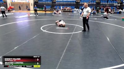 120 lbs Round 3 - Emmett Palmer, Broken Bow vs Brayden Luinstra, Augusta