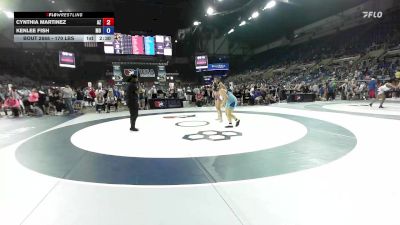 170 lbs Cons. Sub-rd Of 16 - Cynthia Martinez, AZ vs Kenlee Fish, MO