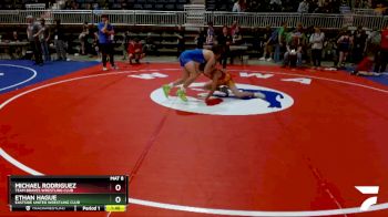 160 lbs 2nd Place Match - Michael Rodriguez, Team Braves Wrestling Club vs Ethan Hague, Eastside United Wrestling Club