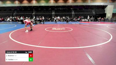 126 lbs Consi Of 32 #2 - Jackson Bodine, Yukon vs Dario Valdez, Alamosa