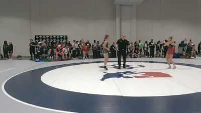 110 lbs Cons. Rd Of 16 - River Cote, Montana vs Addie Morse, Oklahoma