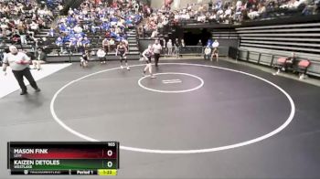 165 lbs Champ. Round 1 - Mason Fink, Lehi vs Kaizen Detoles, Westlake