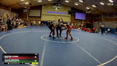 174 lbs Shane Bertero, Embry-Riddle (Ariz.) vs Rusten Lyman, Snow