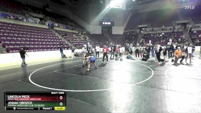 110 lbs 3rd Place Match - Lincoln Peck, Pikes Peak Warriors Wrestling vs Josiah Orozco, Pomona Wrestling Club Colorado