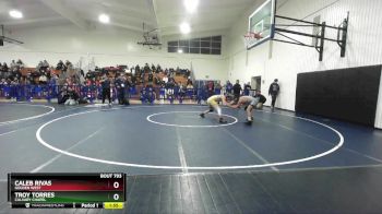 120 lbs Champ. Round 3 - Caleb Rivas, Golden West vs Troy Torres, Calvary Chapel