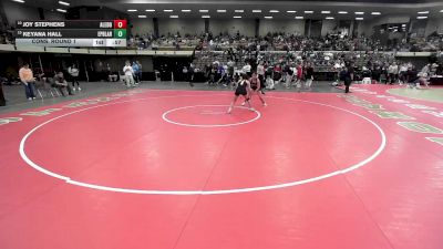 120 lbs Cons. Round 1 - Joy Stephens, Aledo vs Keyana Hall, El Paso Bel Air