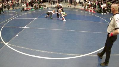 50 lbs 2nd Place Match - Greyson Potter, Green River Grapplers vs Knox Massey, Crater Mat Club