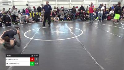 85 lbs Round 1 - Raymond Glinsky, Grindhouse Wrestling Club vs McMullan Braydan, Black Iron Society