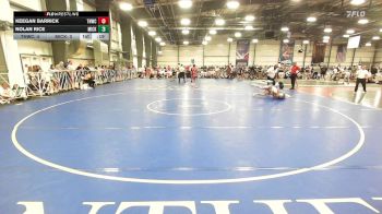 120 lbs Round Of 32 - Keegan Barrick, TNWC Silver Fox vs Nolan Rice, Micky's Maniacs Blue