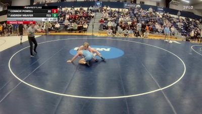 174 lbs Prelim - Andrew Weaver, Pennsylvania State University - Altoona vs Connor Powell, Johns Hopkins