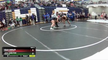 155 lbs. Champ. Round 2 - Jayci Shelton, Centralia vs Solei Shields, North Kansas City