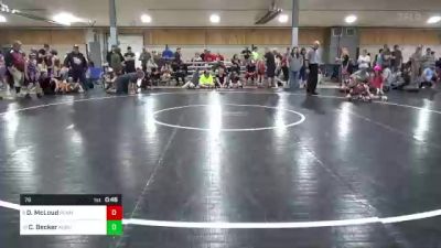 78 lbs Consi Of 8 #1 - Drake McLoud, Penn Yan vs Cody Becker, Auburn