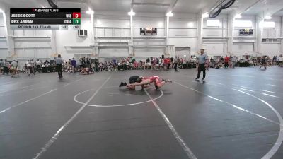 140 lbs Round 2 (8 Team) - Jesse Scott, Wrecking Crew Black vs Rex Abram, Contenders WA Green