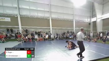 120 lbs Quarterfinals (8 Team) - Pedro Puga, Mt. Crest vs Warren Christiensen, Champions Blue