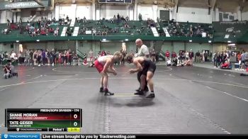 174 lbs 3rd Place Match - Shane Moran, Northern Illinois University vs Tate Geiser, Cleveland State