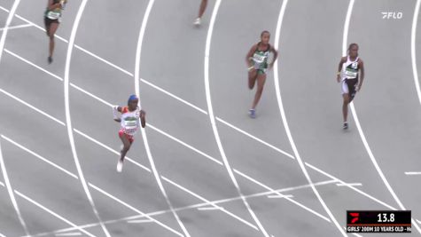Youth Girls' 200m, Finals 1 - Age 10