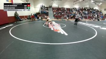 126 lbs Quarterfinal - Callen Schubert, Cody vs Myles Dayton, Cokeville