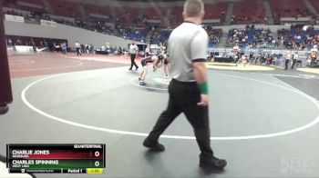 6A-145 lbs Quarterfinal - Charlie Jones, Roseburg vs Charles Spinning, West Linn