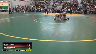 113 lbs Cons. Round 5 - Blake Clouse, SHERIDAN vs Brady Hexter, OLMSTED FALLS