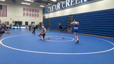 JV-6 lbs Round 1 - Cam Sweat, Clear Creek-Amana vs Logan Ericson, Mount Vernon