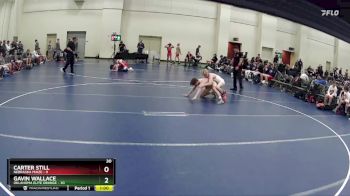 132 lbs Quarterfinals (8 Team) - Gavin Wallace, Oklahoma Elite Orange vs Carter Still, Nebraska Maize