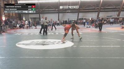 135 lbs Quarterfinal - Matthew Batista, Metro Elite RTC vs Case Mangini, Merritt Island High School