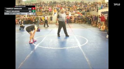 130 lbs Semifinal - Macy Walborn, Mechanicsburg vs Hartley Winslow, Elgin Comets Youth Wrestling
