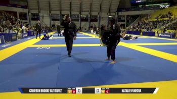 Natalee Funegra vs Cameron Brooke Gutierrez 2025 World Jiu-Jitsu IBJJF Championship