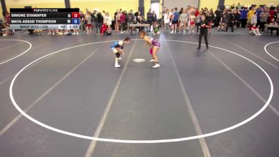 135 lbs Cons. Round 3 - Simone Standifer, IA vs Maya Assad Thompson, WI
