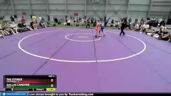 100 lbs Round 3 (8 Team) - Tas Storer, California vs Dallas Canoyer, Iowa