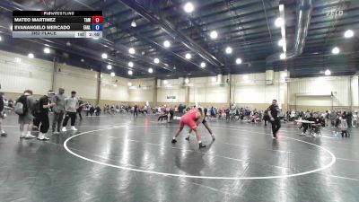 190 lbs 3rd Place - Mateo Martinez, Team Alpha Miami vs Evanangelo Mercado, Eagle Wrestling Club
