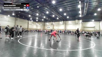 190 lbs 3rd Place - Mateo Martinez, Team Alpha Miami vs Evanangelo Mercado, Eagle Wrestling Club
