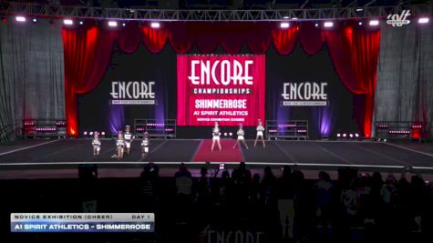 A1 Spirit Athletics - ShimmerRose [2025 Novice Exhibition (Cheer) Day 1] 2025 Encore Grand Nationals